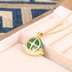 Argent Collier vintage fait main