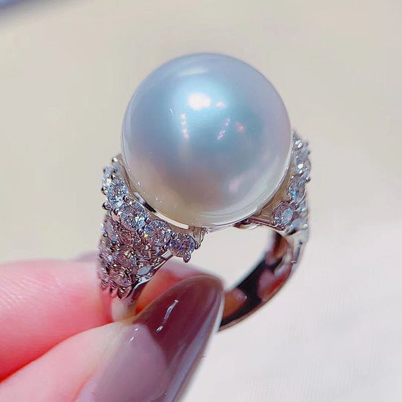 Perle Bague magnifique au style unique