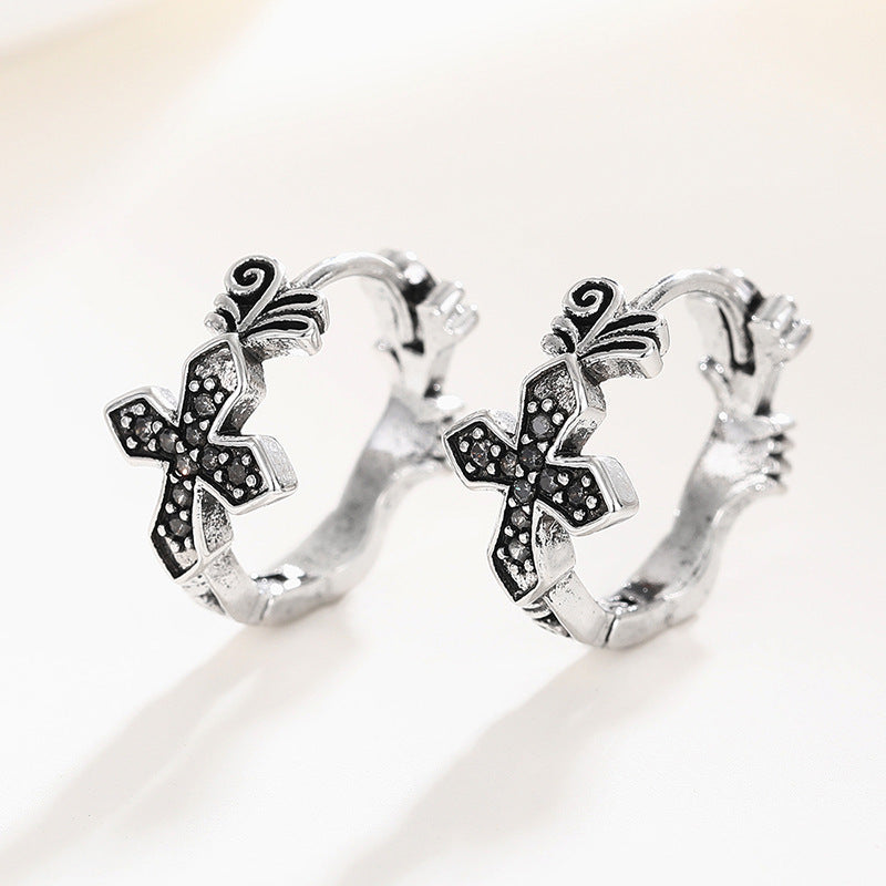 Argent Boucle d'oreille charmant pour toute occasion