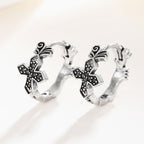 Argent Boucle d'oreille charmant pour toute occasion