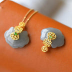 Argent Collier vintage fait main