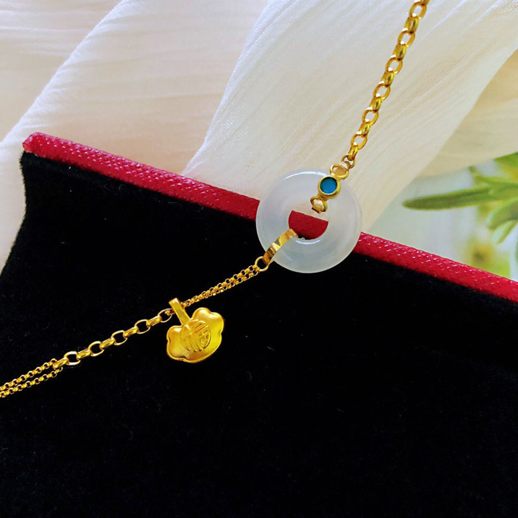 Argent Bracelet magnifique au style unique