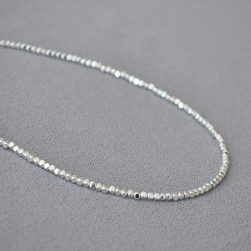 Argent Collier vintage fait main