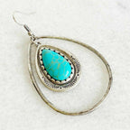 Argent Boucle d'oreille artisanal délicat