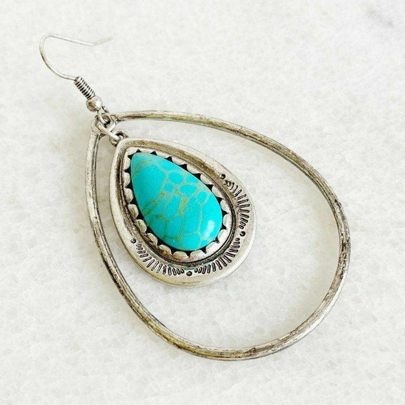 Argent Boucle d'oreille artisanal délicat