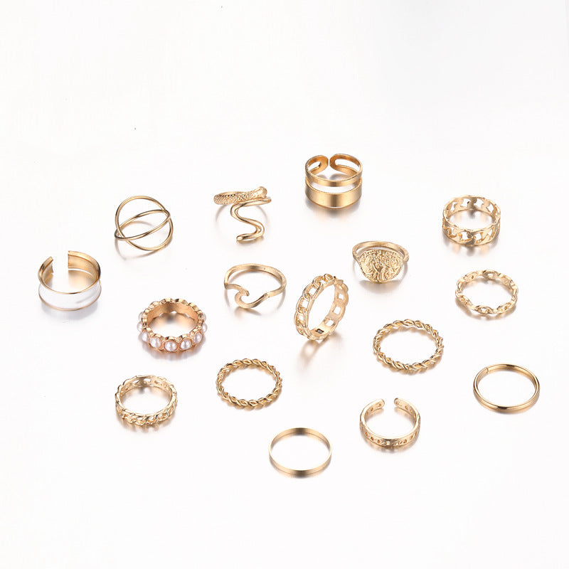 Perle Bague magnifique au style unique