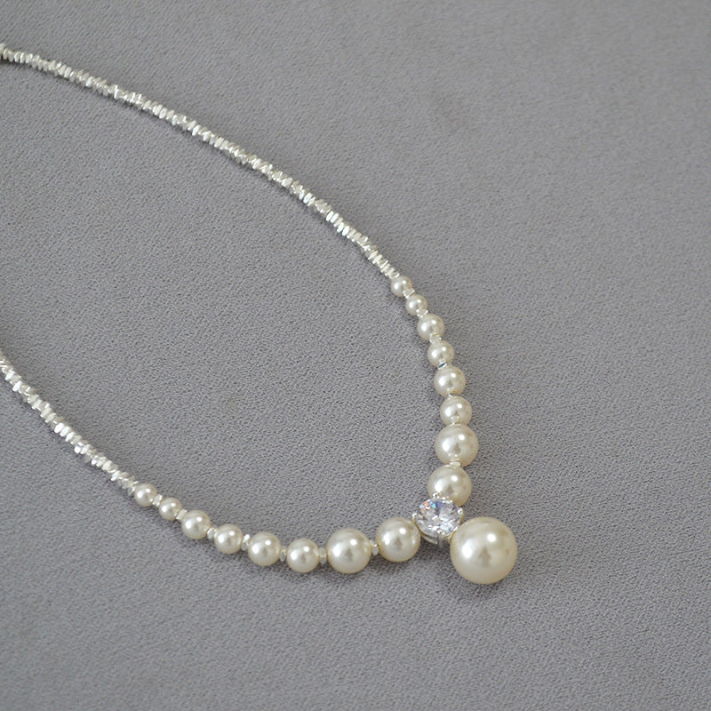 Argent Collier artisanal délicat