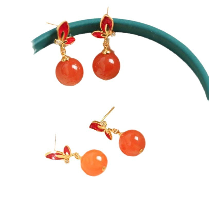 Argent Boucle d'oreille artisanal délicat