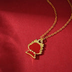 Argent Collier vintage fait main