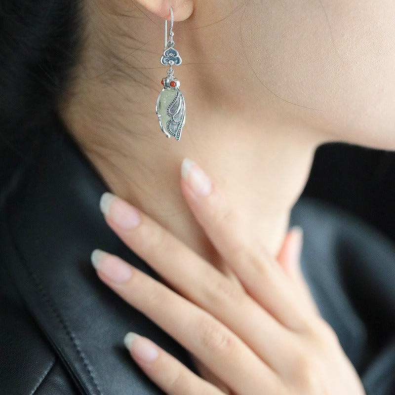 Argent Boucle d'oreille charmant pour toute occasion