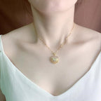 Argent Collier élégant pour toute occasion