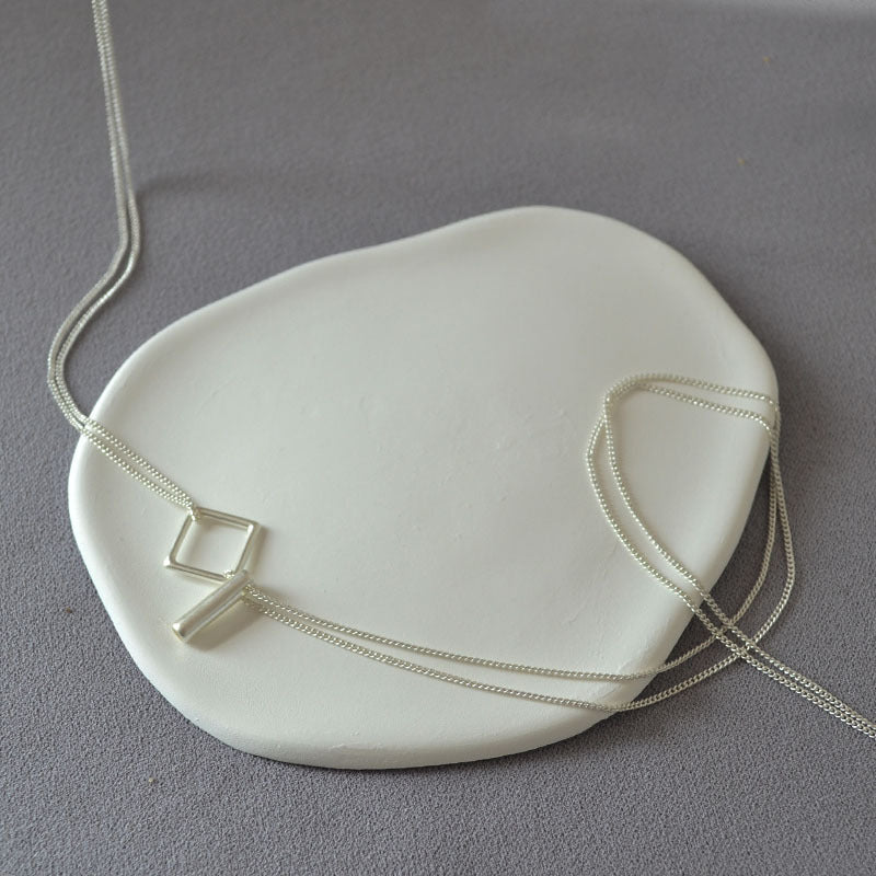 Argent Collier charmant pour toute occasion