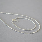 Argent Collier magnifique au style unique