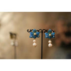 Argent Boucle d'oreille artisanal délicat