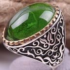 Argent Bague artisanal délicat