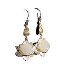 Argent Boucle d'oreille artisanal délicat