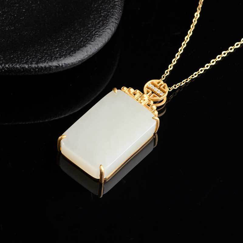 Argent Collier vintage fait main