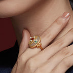 Argent Bague artisanal délicat