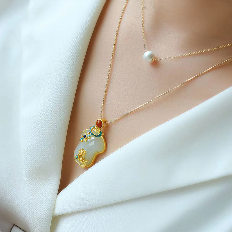 Argent Collier élégant pour toute occasion