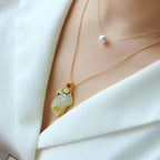 Argent Collier élégant pour toute occasion