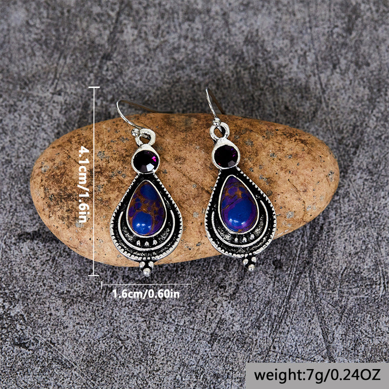 Argent Boucle d'oreille artisanal délicat