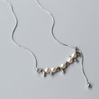 Argent Collier charmant pour toute occasion