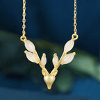 Argent Collier magnifique au style unique