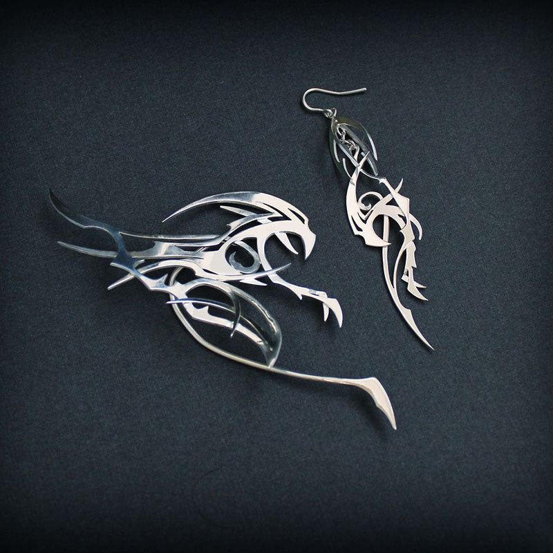 Argent Boucle d'oreille charmant pour toute occasion