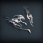 Argent Boucle d'oreille artisanal délicat