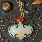 Argent Collier vintage fait main