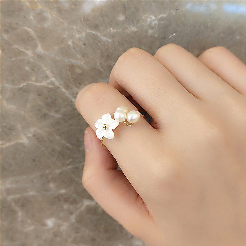 Perle Bague romantique pour moments spéciaux