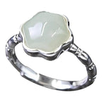 Argent Bague artisanal délicat