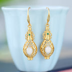 Argent Boucle d'oreille artisanal délicat