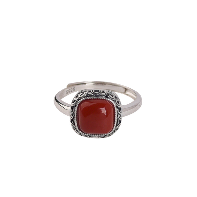 Argent Bague classique au charme intemporel