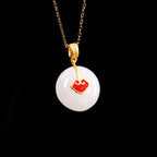 Argent Collier magnifique au style unique