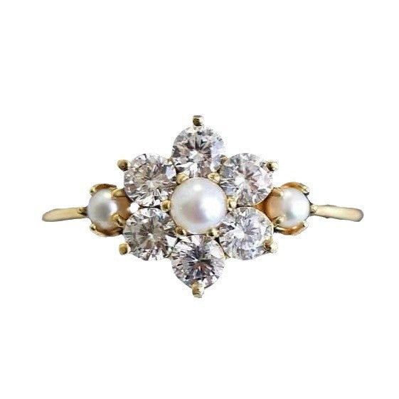 Perle Bague romantique pour moments spéciaux