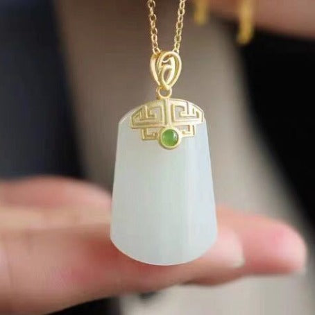 Argent Collier vintage fait main