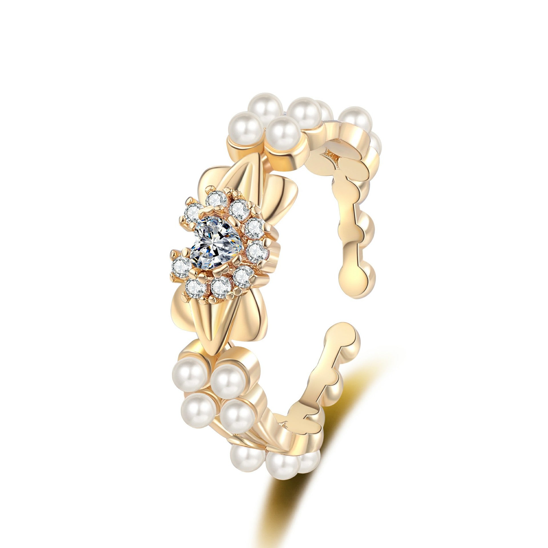 Perle Bague élégant pour toute occasion