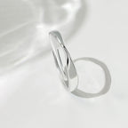 Argent Bague artisanal délicat