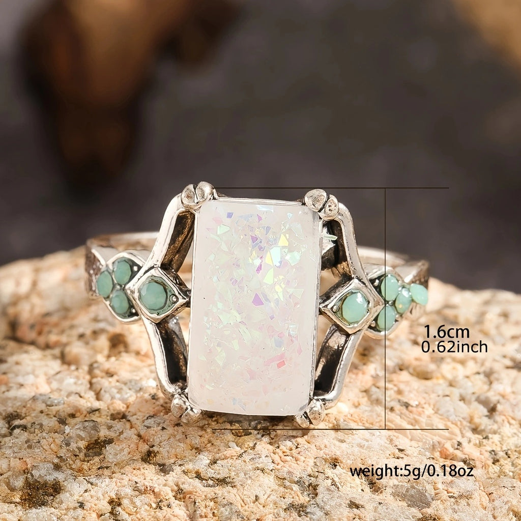 Argent Bague artisanal délicat