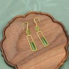 Argent Boucle d'oreille artisanal délicat