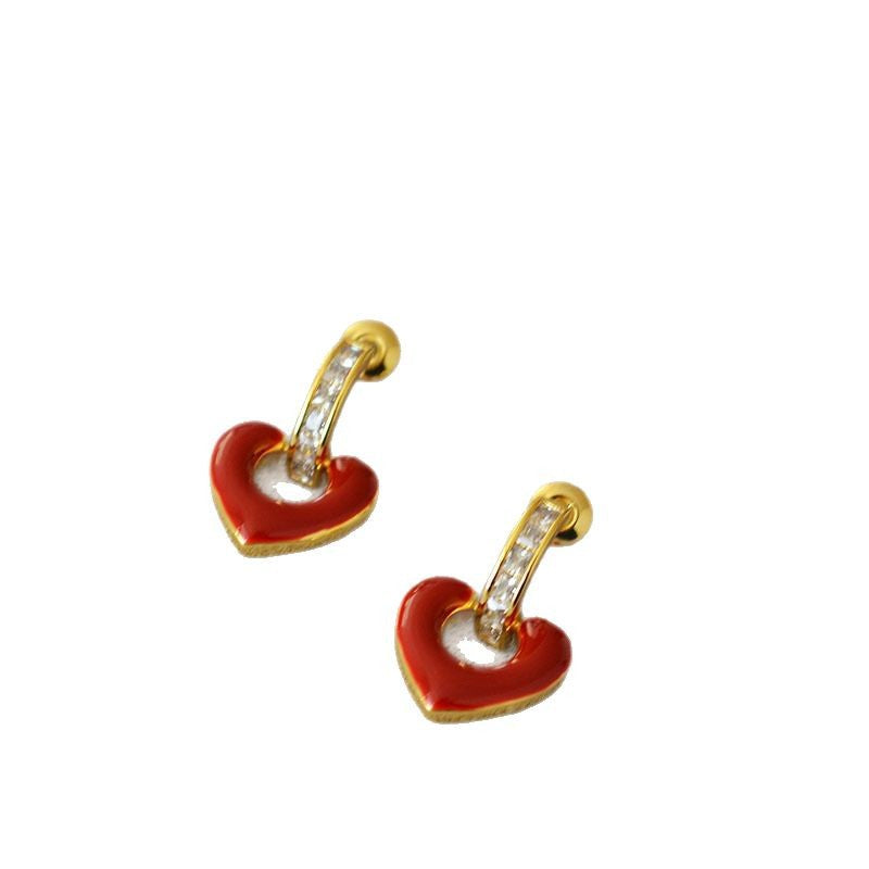 Argent Boucle d'oreille artisanal délicat