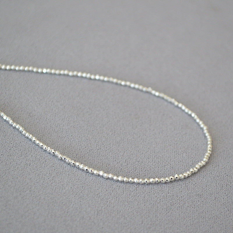 Argent Collier magnifique au style unique