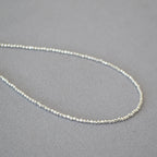 Argent Collier magnifique au style unique