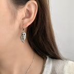 Boucle d'oreille vintage fait main