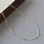 Argent Collier élégant pour toute occasion