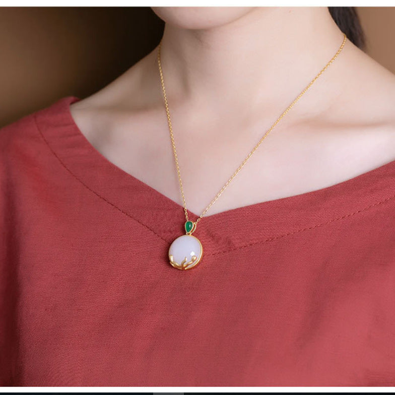 Argent Collier artisanal délicat