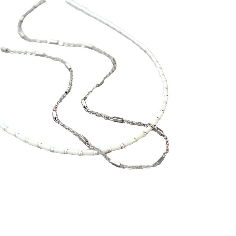 Argent Collier charmant pour toute occasion
