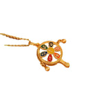 Argent Collier magnifique au style unique