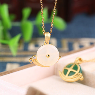 Argent Collier vintage fait main